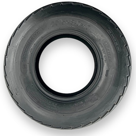 Rubbermaster 20.5x8.0-10 205/65D10 Highway Rib 6 Ply Tubeless High Speed Trailer Tire 489082